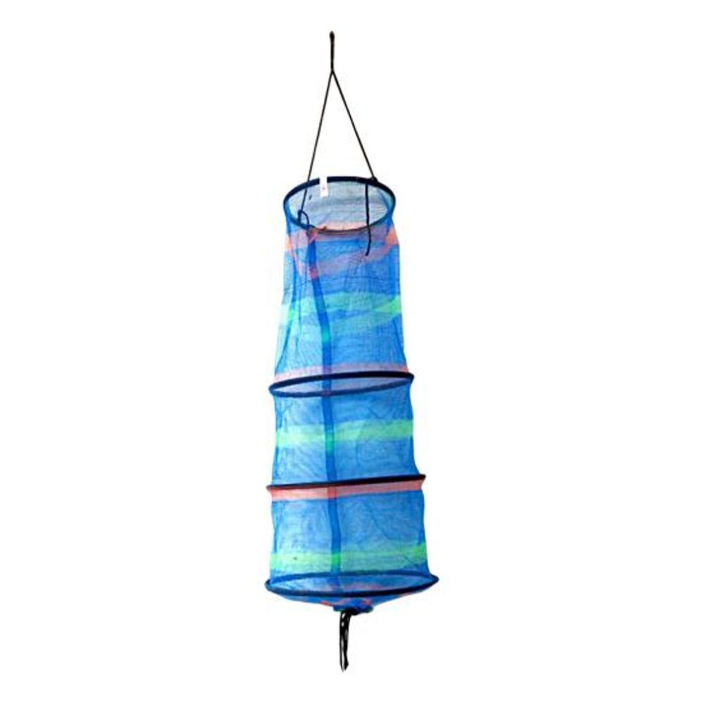 Fish Guard Wear-resistant Multifunctional With Rope Useful Collapsible Portable Crab Cage For Outdoor Fishing