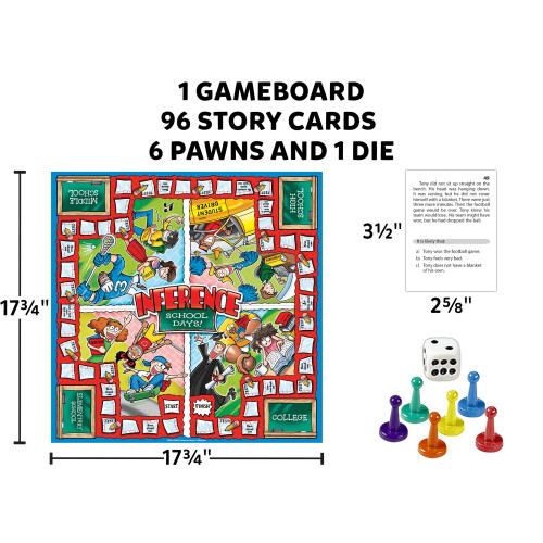 Edupress Inference School Days Game Red Level (EP60802) 2