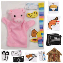 If You Give a Pig a Pancake Puppet and Prop Set for Children 16-Piece