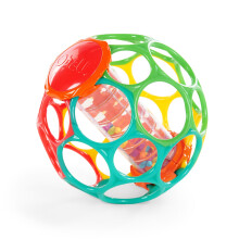 Bright Starts Oball Rollin' Rainstick Rattle Easy-Grasp Toy Ages 3 Months +