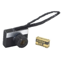 Dollhouse Miniature Camera with Film