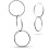 Magic Makers Linking Rings Pequeno conjunto de 4 polegadas de 8 an   is com aprendizado on -line 4