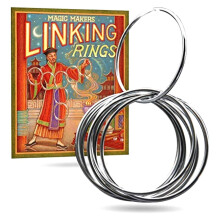 Juego de 8 anillos peque os de 4 pulgadas de Magic Makers Linking Rings con aprendizaje en l nea