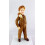 Puppenhaus Miniaturen Bart Junge Coonskin Kappe 3