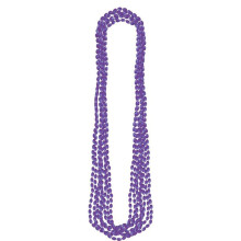 Purple Metallic perle halsk?der - 30 """" (pakke med 8) - Ideel til glamour?se fester og sammenkomster