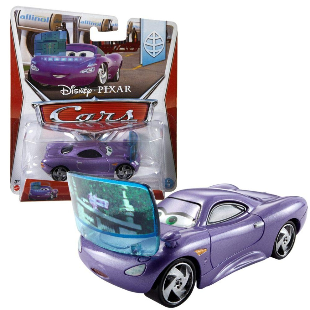 Disney Pixar Cars 2 Holley Shiftwell Con Schermo Dal Caos Del Palazzo