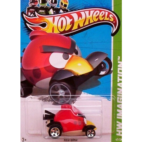 Mattel 2012 Hot Wheels Hw Imagination Angry Birds - Κόκκινο Πουλί