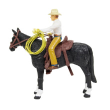 Big Country Toys Cowboy - Échelle 1:20 - Peint à la main - Jouets de ferme - Figurines de rodéo