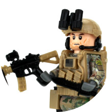 Battle Brick Army Ranger OCP SF Soldier Custom Minifigure