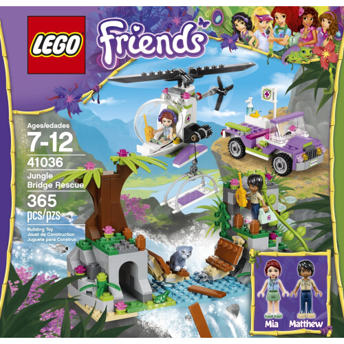 LEGO LEGO Friends Διάσωση Γέφυρας Ζούγκλας 41036 1