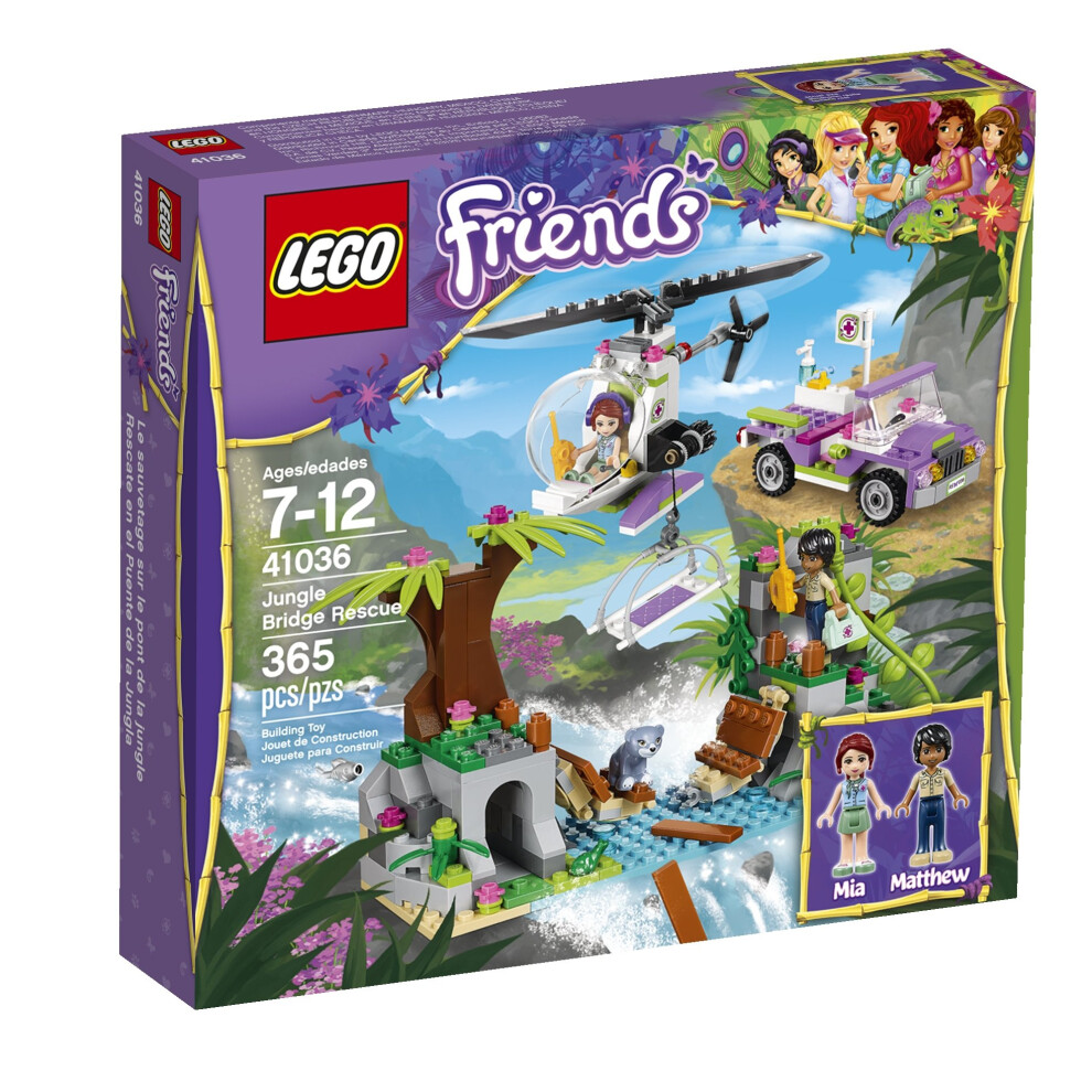Lego Friends Jungle Bridge Rescue 41036 Building Set
