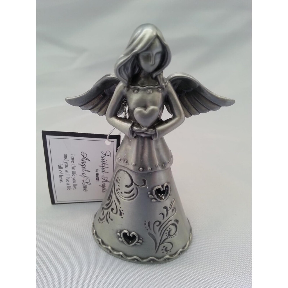 Ganz Angel Of Love - Figurina Di Angelo In Peltro Faithful Angels - In Confezione Regalo-image