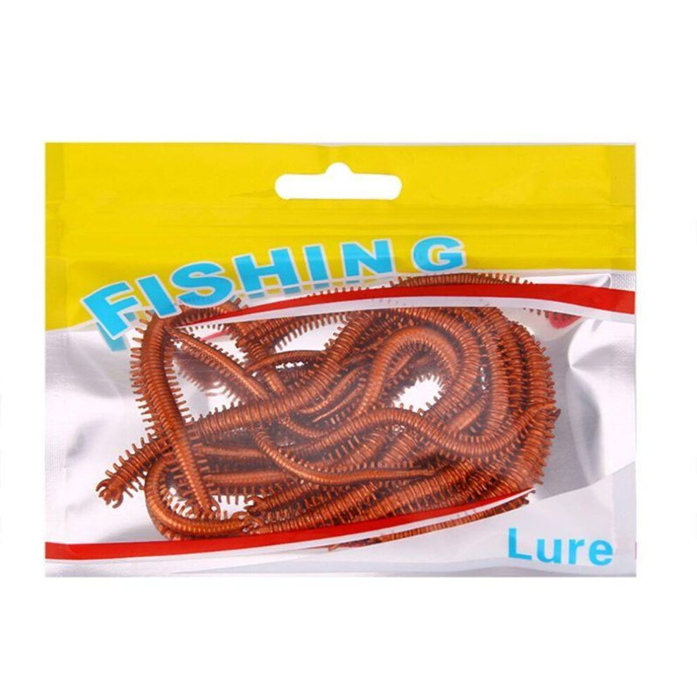 High Quality of 10 Pcs/bag Bionic Bait Artificial Sea Worms Soft Fishing Bait Realistic Fish Smell Lure Fishing Tackle