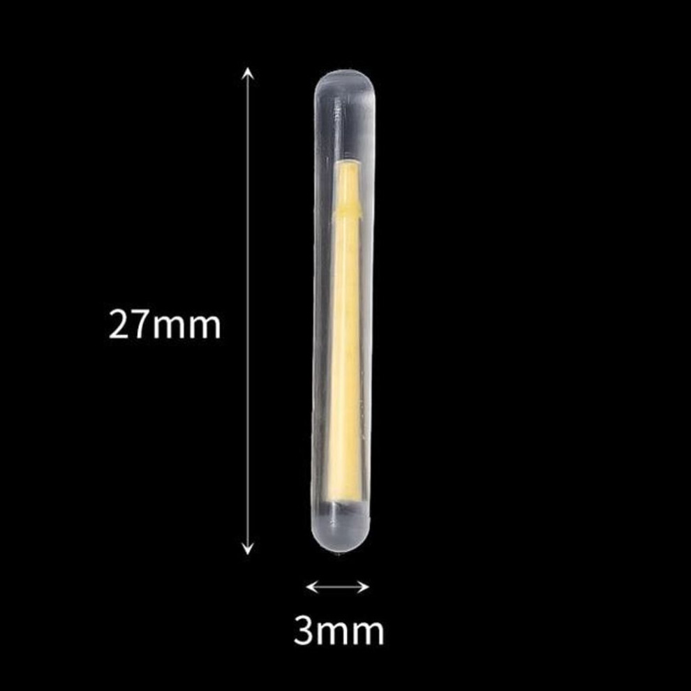 (27*3mm) 50pcs/lot 2.2-4.5mm Light Night Fishing Float Rod Lights Dark Glow Stick Fishing
