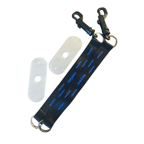 Holder de Chewy-Black-Black Tether e cinta natural 1