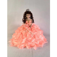 J.Misa 18"" Regenschirm Porzellanpuppen Quinceaera Rose Pink