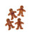 Deluxe Holiday Mini Vinyl Gingerbread Men (48 Count) 1