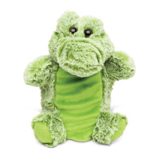 DolliBu Alligator pluche handpop voor kinderen - Zacht pluche knuffeldier handpop speelgoed voor poppenshowspellen Poppentheaters voor kinderen Volwa