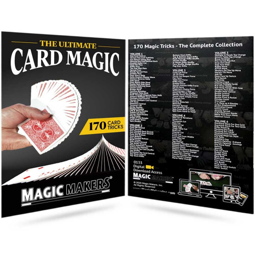 Magic Makers Καταπληκτικό Σετ Μαγείας με Κάρτες 170 Εφέ με Στρατηγική Τράπουλα Bicycle 1