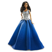 Boneca afro -americana da Barbie Holiday