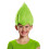Perruque enfant verte loufoque, taille unique 1
