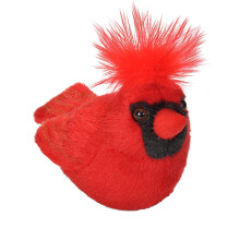 Wild Republic Audubon Fåglar Nordlig Kardinal Plush med Äkta Fågel Ljud, Gosedjur