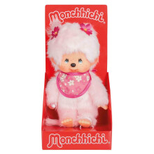 Peluche Monchhichi Sakura (Fiore di ciliegio) Girl - Rosa