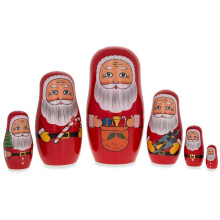 BestPysanky kszlet, 6 db, 5,5 hvelykes, fbl kszlt Mikuls fszkelo baba
