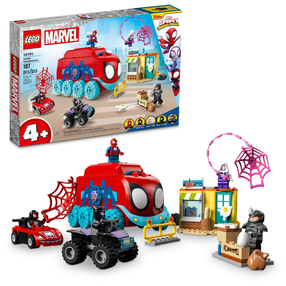 Lego Marvel Team Spidey's Mobile Headquarters 10791 Building Set - Fea