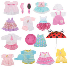 Huang Cheng Toys 12 PCs Conjunto de roupas de boneca de beb    feitas trajes para roupas para 12 13 14 polegadas de 15 polegadas boneca