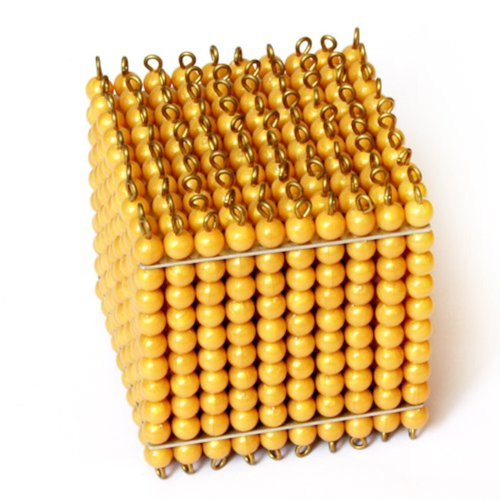 Elite Montessori Golden Bead Mille Cubo-image
