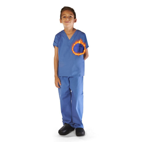 M&M SCRUBS Πολύ Μαλακή Σαλοπέτα Παιδιών (7, Μπλε)