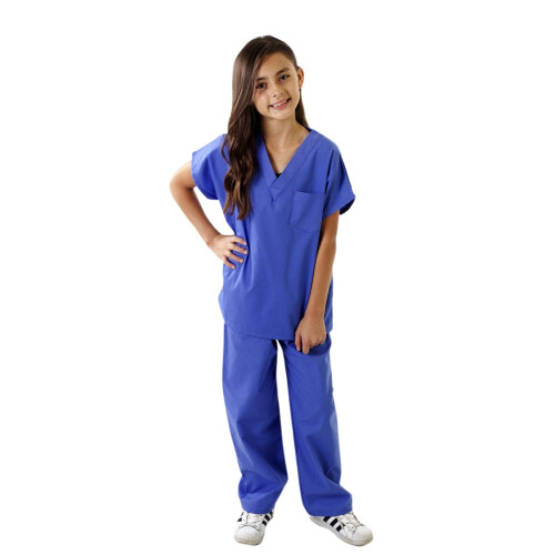 M&M SCRUBS Πολύ Μαλακή Σαλοπέτα Παιδιών (7, Μπλε) 2