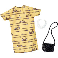 Barbie Itse ilkimys keltainen mekko