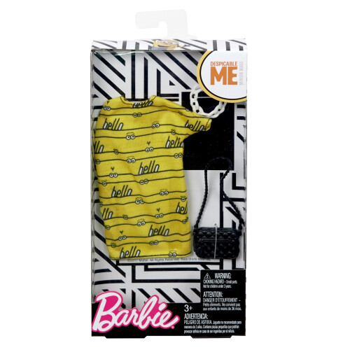 Barbie Barbie Itse ilkimys keltainen mekko 1