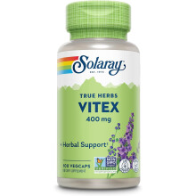 Solaray, Vitex, 400 mg, 100 Veggelatine Capsules