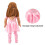BARWA Roupas de boneca de 18 polegadas Roupas de bailarina de bal Vestido de dana Custume compatvel com bonecas de 18 polegadas - 4 peas coll 3