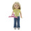Emily Rose 14 Inch Κούκλα 10 Τεμ Ροζ Ξύλινοι Κρεμάστρες | 14" Κρεμάστρες Ρούχων Κούκλας 2