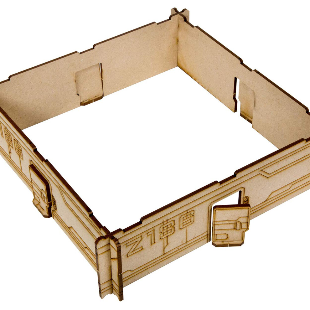 La Ficha Rota Zona 186 Sala De Objetivos Terreno De Ciencia Ficci N Edificio-image