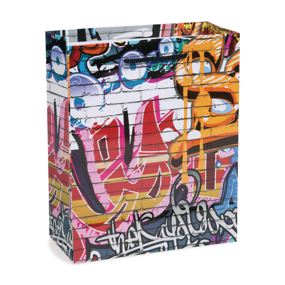 Fun Express Graffiti Favor and Gift Bags - Set of 12 - Graffiti Party