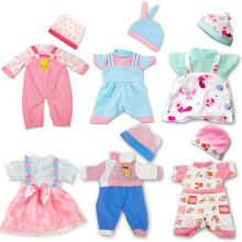 ARTST Puppenkleidung, 12 Zoll Babypuppenkleidung 6 Sets mit 5 Mützen für 10 Zoll / 11 Zoll / 12 Zoll Puppen