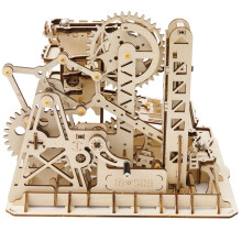 ROKR Murmelbahn, 3D-Holzpuzzle, Modellbaustze fr Erwachsene  Lernprojekt, Denkaufgabe, DIY-Bastelarbeiten fr Erwachsene und Kinder (Festung)
