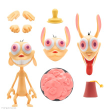 Super7 Ultimates! Ren - 7 """" Ren et Stimpy Action Figure avec accessoires Collectibles de dessins anims classiques et jouets rtro