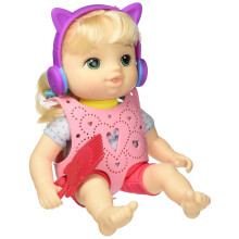 Baby Alive Littles Carry n Go Squad Little Chloe, Puppe mit blonden Haaren, Puppentrage-Zubeh?r, Spielzeug f?r Kinder ab 3 Jahren