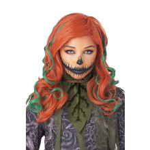 California Costume Girls Pumpkin Pumpkin Wig Auburn/Green One Size