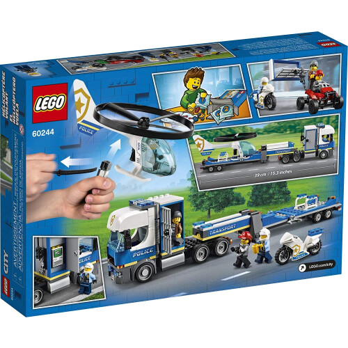 LEGO LEGO City Αεροπλάνο Καταδίωξης Αστυνομίας 60244, Σετ Κατασκευής για Παιδιά (317 Κομμάτια) 1