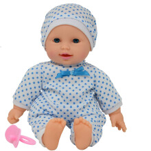 11 tum Mjuk Kropp Pojke Baby Docka i Presentförpackning - Nappar Ingår - Leksaksdockor för Pojkar och Småbarn