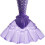Barbie Κούκλα Barbie Dreamtopia Chelsea Γοργόνα με Μωβ Μαλλιά & Ουρά, Βασιλικό Αξεσουάρ Κεφαλής 4