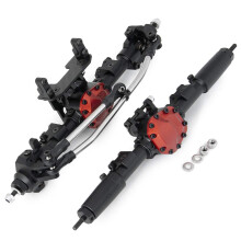 Essieu avant et essieu arri re en alliage Benedict Harry, engrenage en acier pour essieu avant et essieu arri re RC 1:10 Axial SCX10 II 90046/900