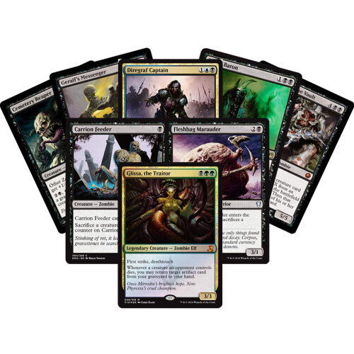 Lotto di 25 carte magiche Zombie - 3 rare/mitiche 25+ comuni/non comuni e